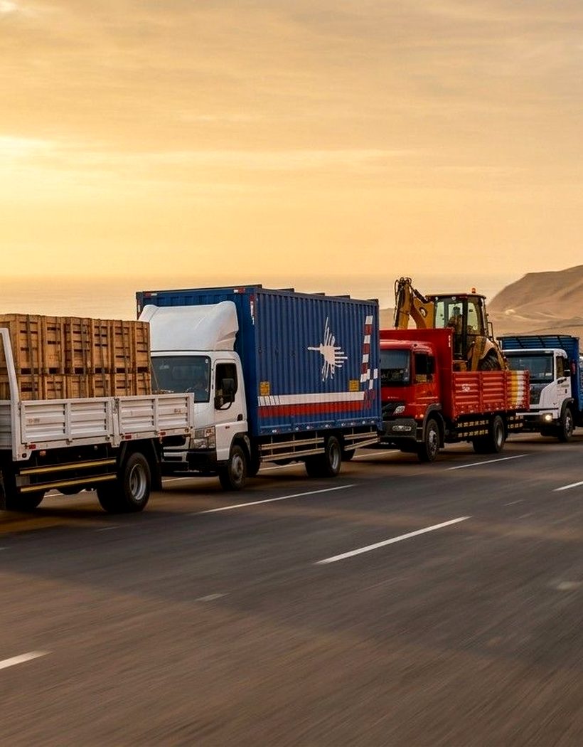 Unidades de Transportes Otiniano listas para viajar